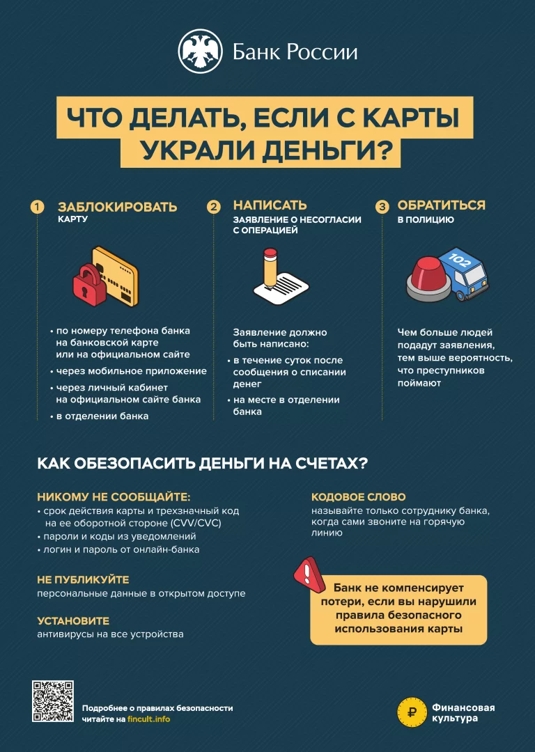 4.Chto delat esli ukrali den gi